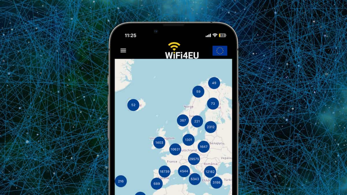 App WiFi4EU: mapa mostra onde encontrar Wi-Fi gratuita nos espaços públicos de toda a Europa