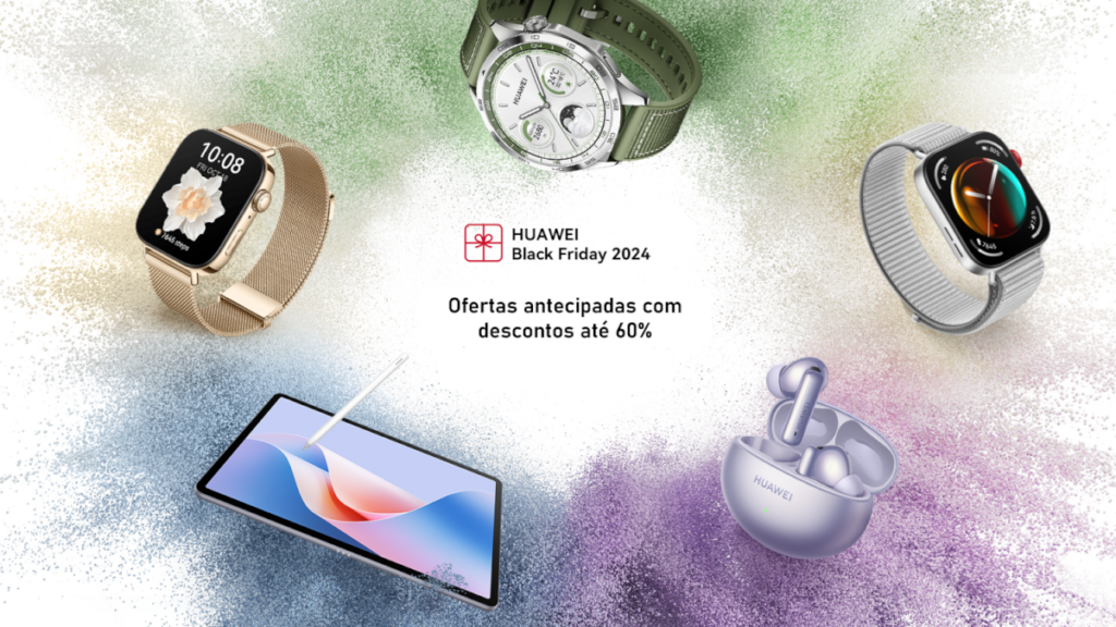 Alerta Black Friday! Huawei lança descontos exclusivos em produtos selecionados