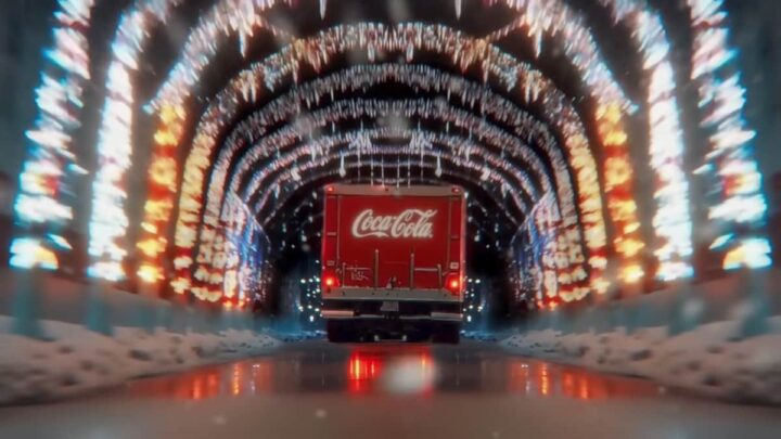 Anúncio de Natal Coca-Cola gerado com IA