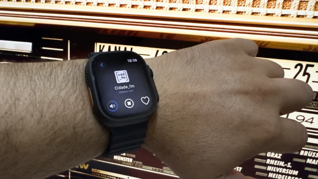 Sabia que pode ouvir rádio no Apple Watch?