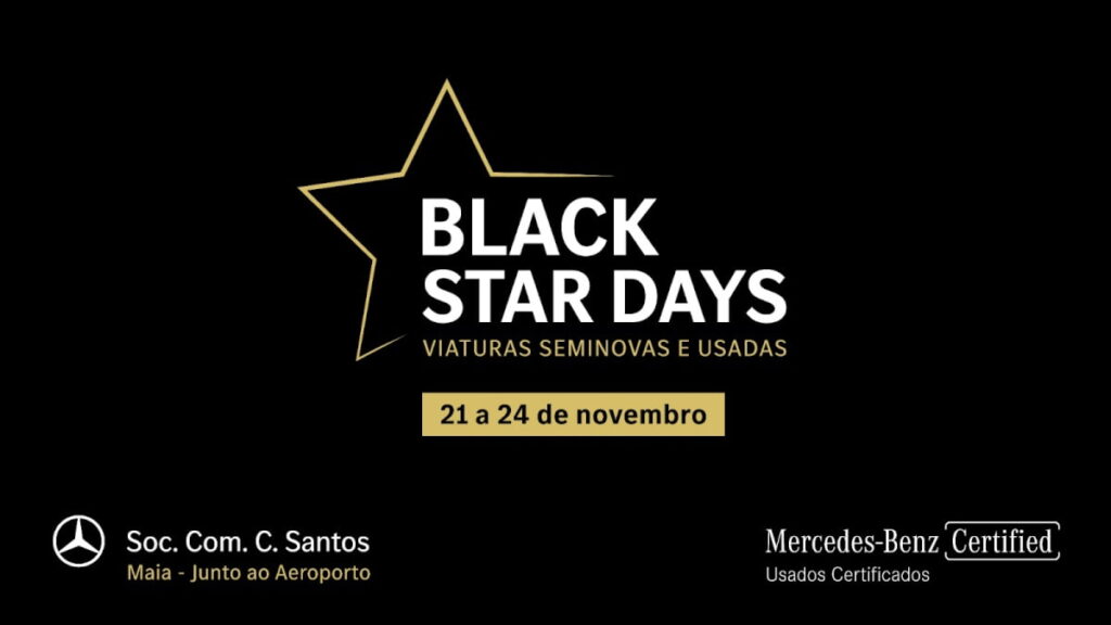 Oportunidades únicas no evento Black Star Days da Sociedade Comercial C. Santos