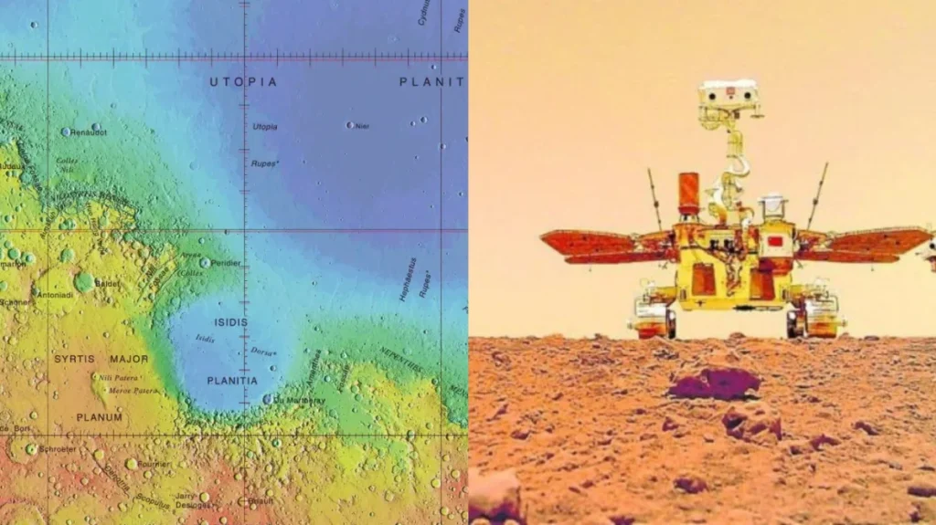 Rover chinês Zhurong encontrou a linha costeira de Marte. Afinal havia um oceano gigante