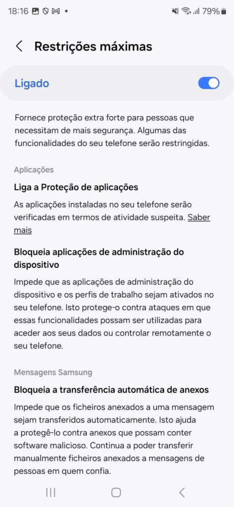 Samsung Galaxy Android Auto Bloqueador automático