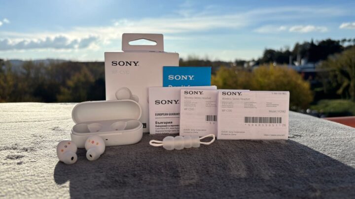 Caixa dos Sony WF-C510