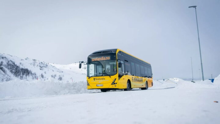 Autocarro elétrico da Volvo na Noruega