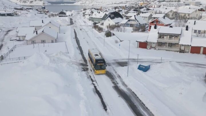 Autocarro elétrico da Volvo na Noruega