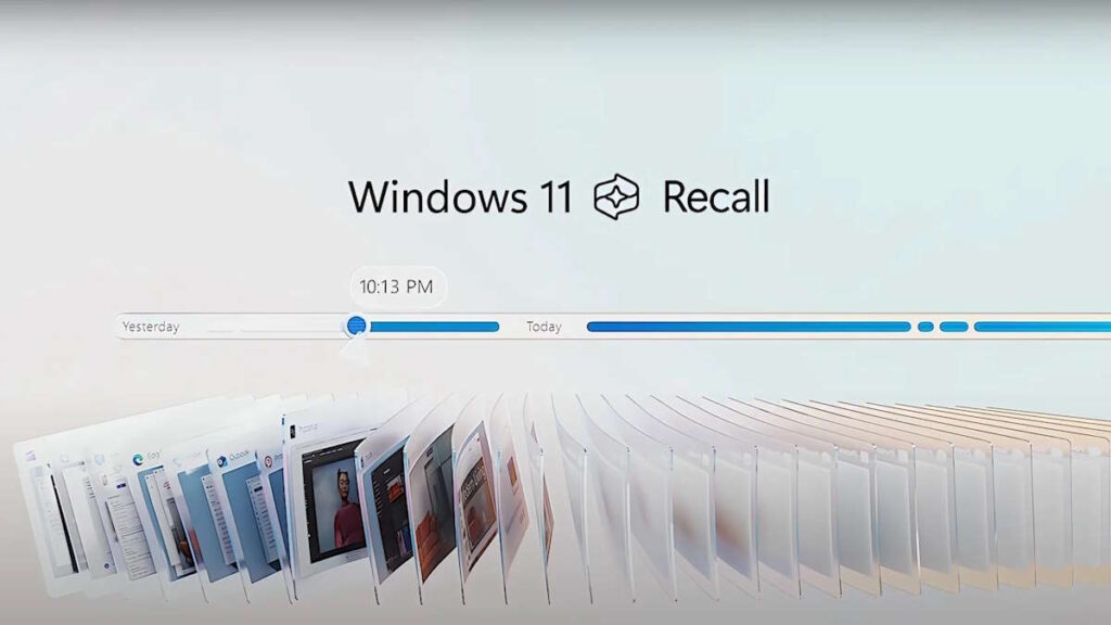 Recall Windows 11 Microsoft IA