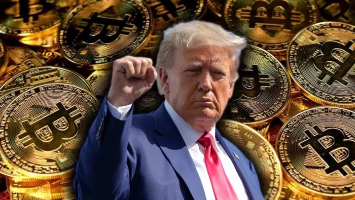 Imagem Trump sobre as criptomoedas