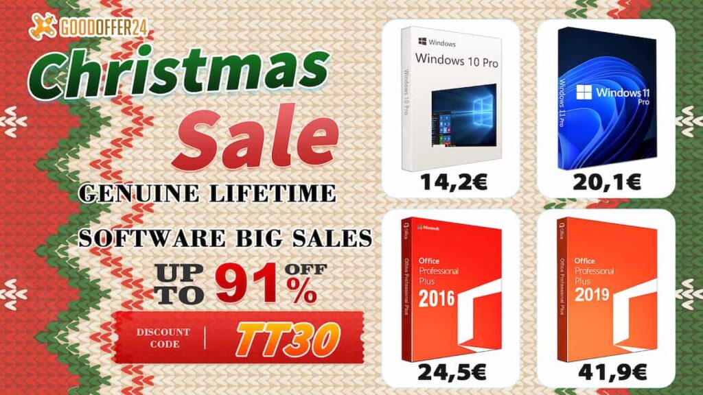 Promoções de Natal: Atualize o Seu Software com Descontos Especiais!