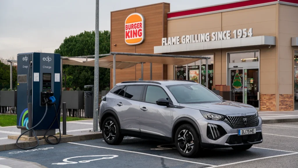 Burger King e EDP instalam 180 pontos de carregamento elétrico em todo o país