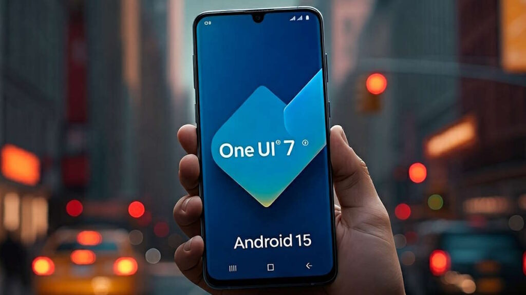 One UI 7 Android 15 Samsung smartphones equipamentos