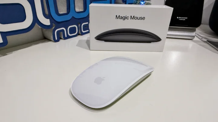 Imagem do rato da Apple, o Magic Mouse