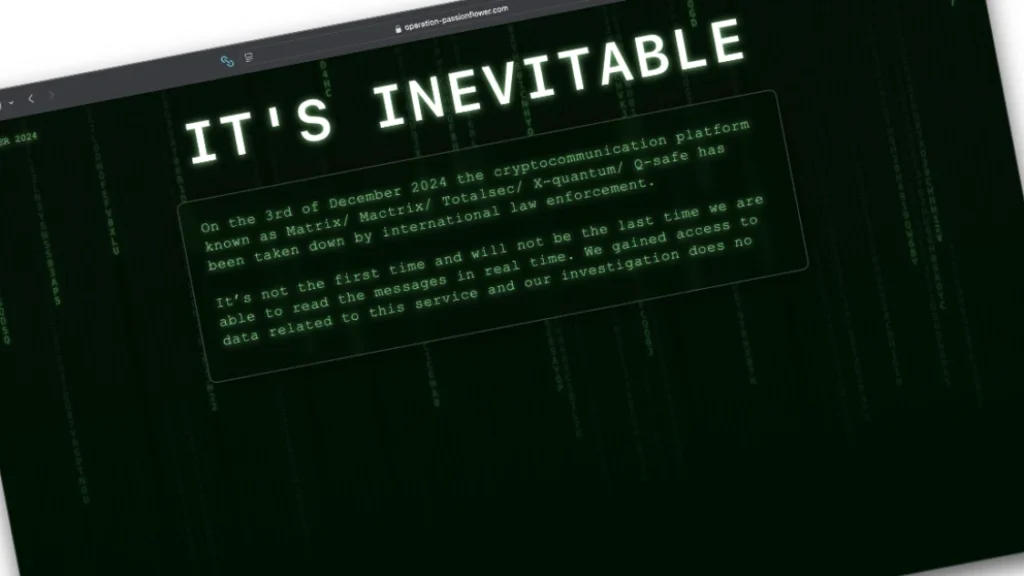 Europa desmantela serviço de mensagens “feito por criminosos, para criminosos”