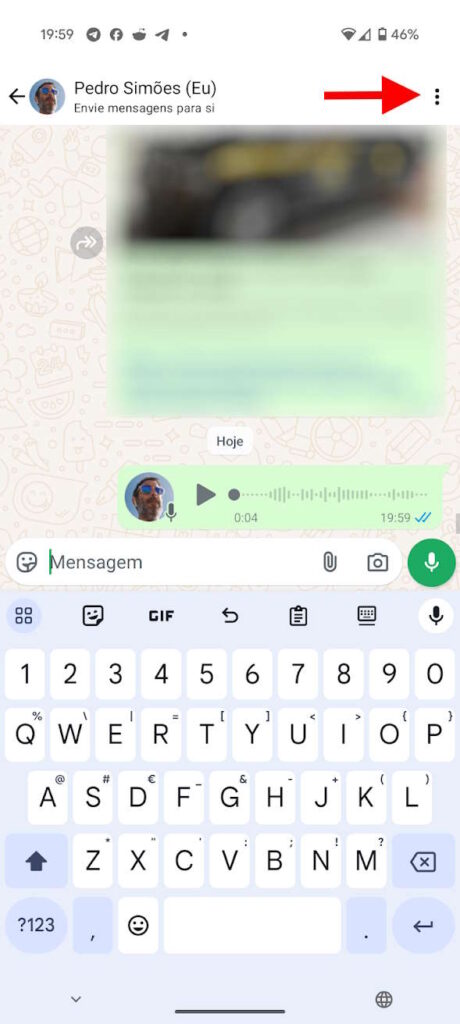 WhatsApp mensagens voz texto converter