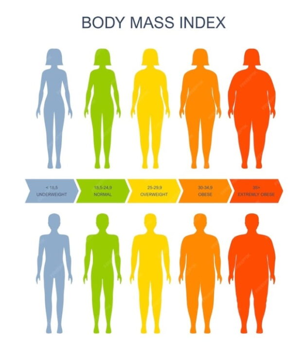 Índice de Massa Corporal (IMC), em inglês Body Mass Index (BMI)