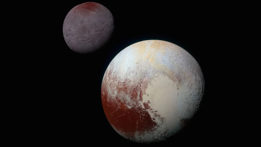 Formação de Plutão e de Caronte resultou de um mecanismo chamado “beijo e captura”