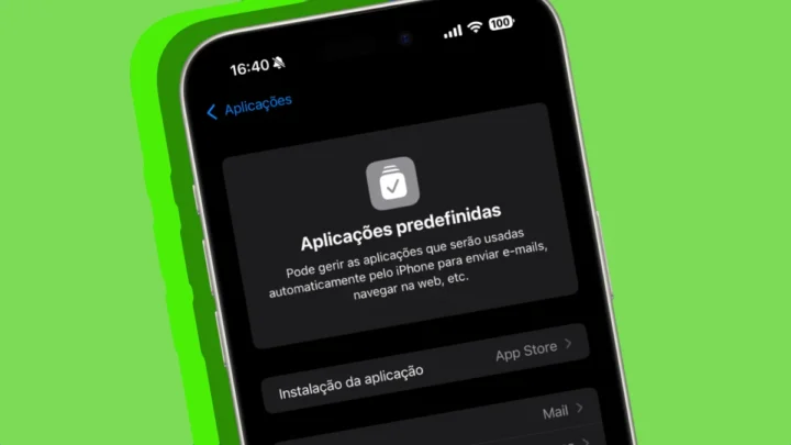 Imagem iOS 18.2 com aplicações predefinidas