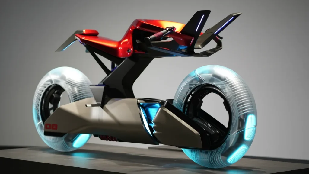 Parece uma moto saída de um filme de ficção, mas é real e tem um aspeto espetacular