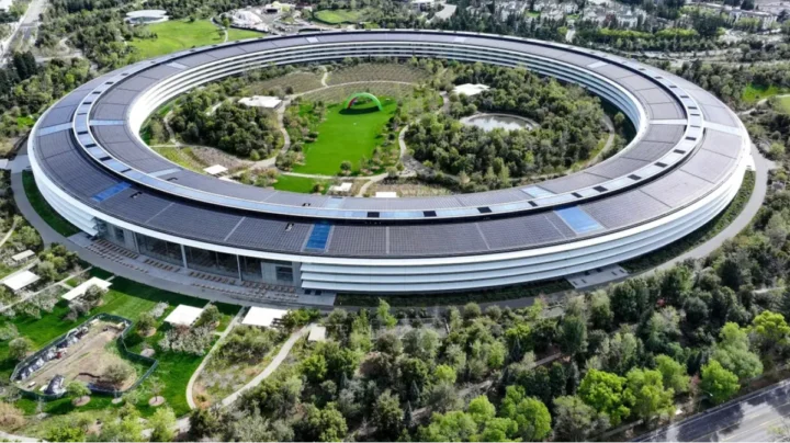 Imagem Apple Park, HQ da gigante de Cupertino.