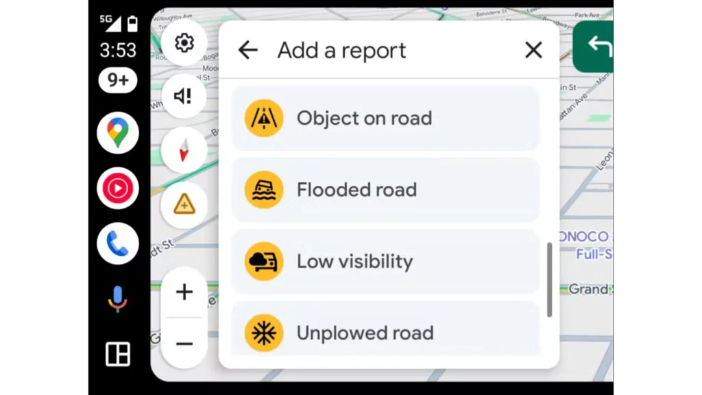 Google Maps reportar problemas Waze