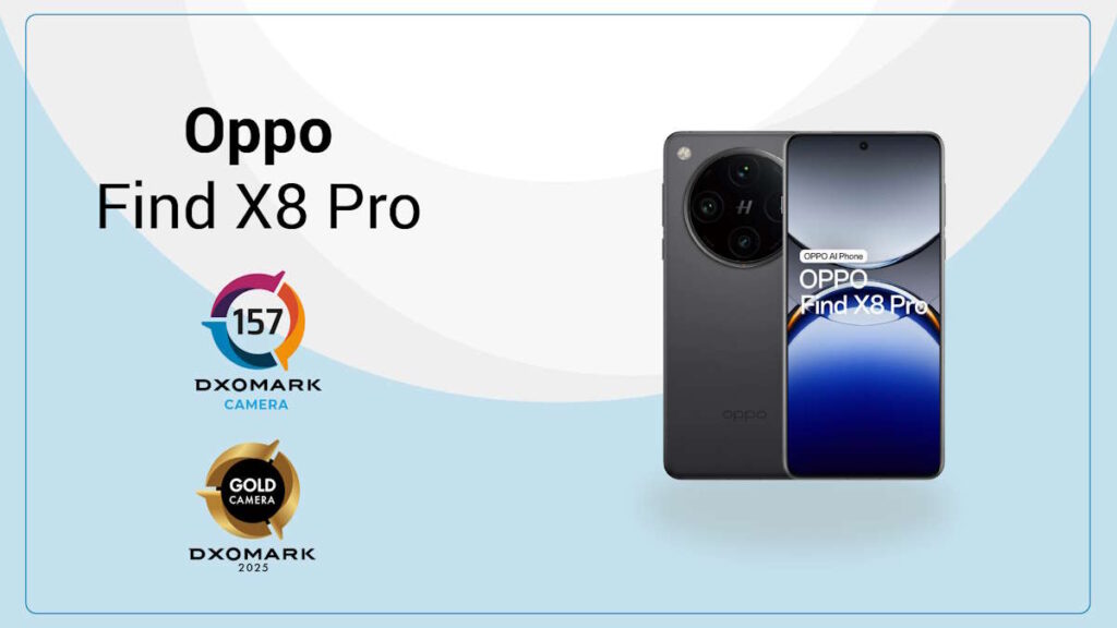 OPPO Find X8 Pro DXOMARK câmaras