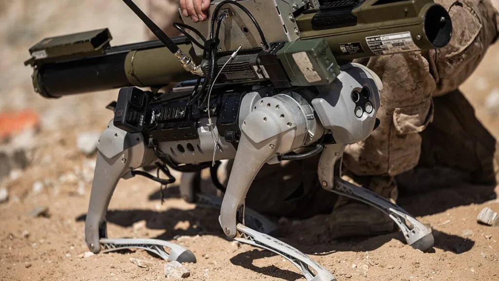 Cão-robô ataca um drone. Sim, é a “brincar”, mas poderá ser um prenúncio da guerra a sério!