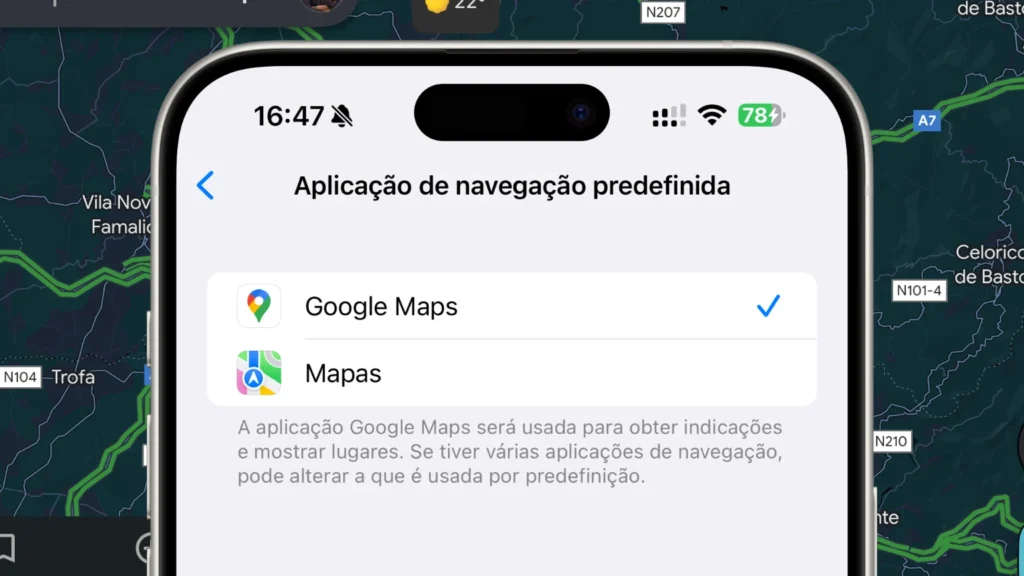 iPhone: Google Maps já pode ser a aplicação predefinida para navegação