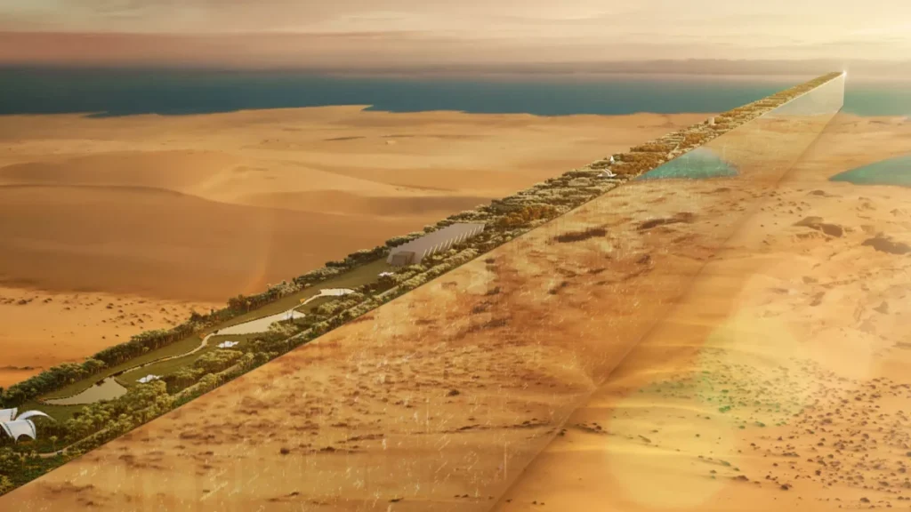 Lembra-se do incrível projeto da Arábia Saudita, The Line? Está a transformar-se num desastre