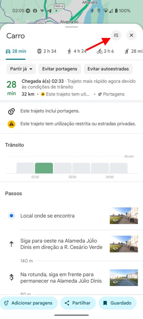 Google Maps Android Auto CarPlay ícone carro