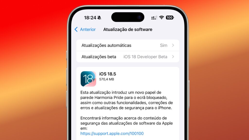 Apple lança o iOS 18.5 para todos
