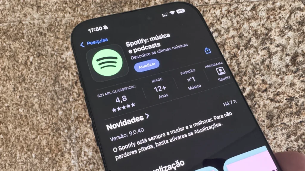 Apple aprova atualização da app do Spotify com ligações para compras externas