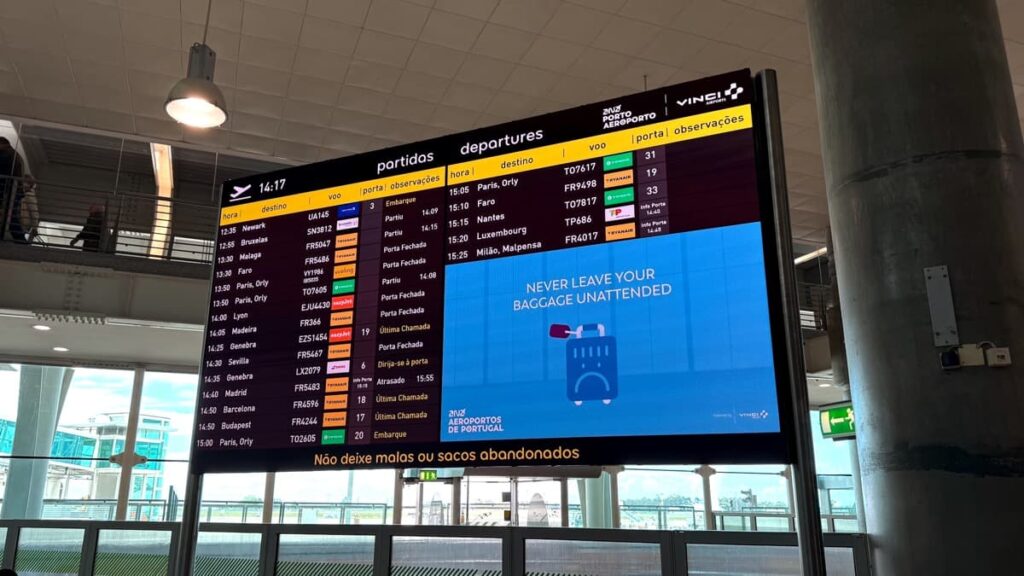 Aeroporto: não abandone a sua bagagem! Coima é pesada…