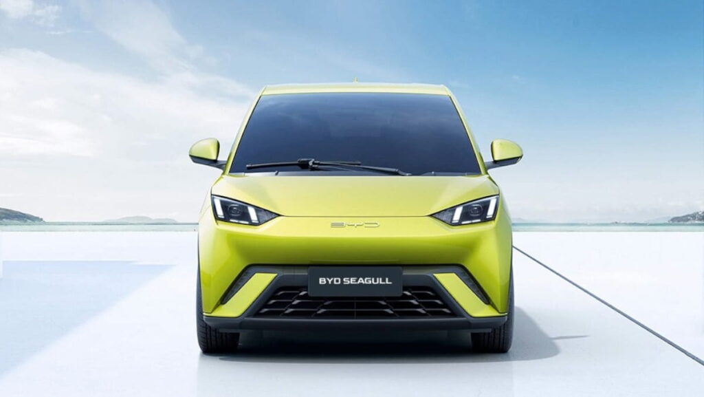BYD já vendeu um milhão de unidades do Seagull, o seu carro elétrico mais barato
