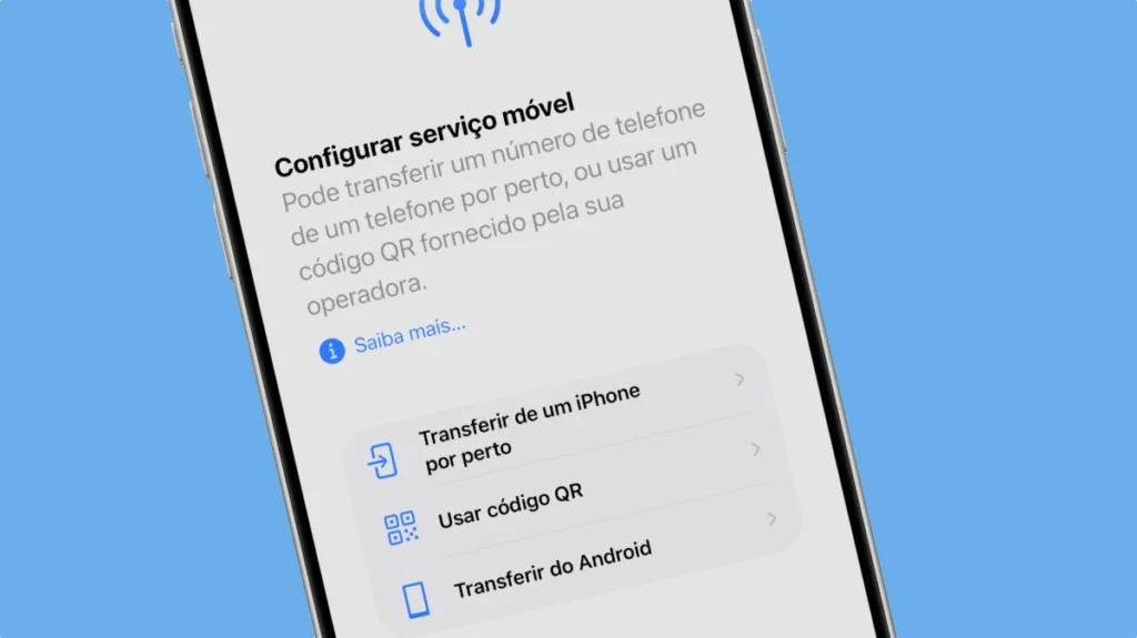 iOS 26 adiciona suporte para transferência de eSIM do Android para o iPhone e vice-versa