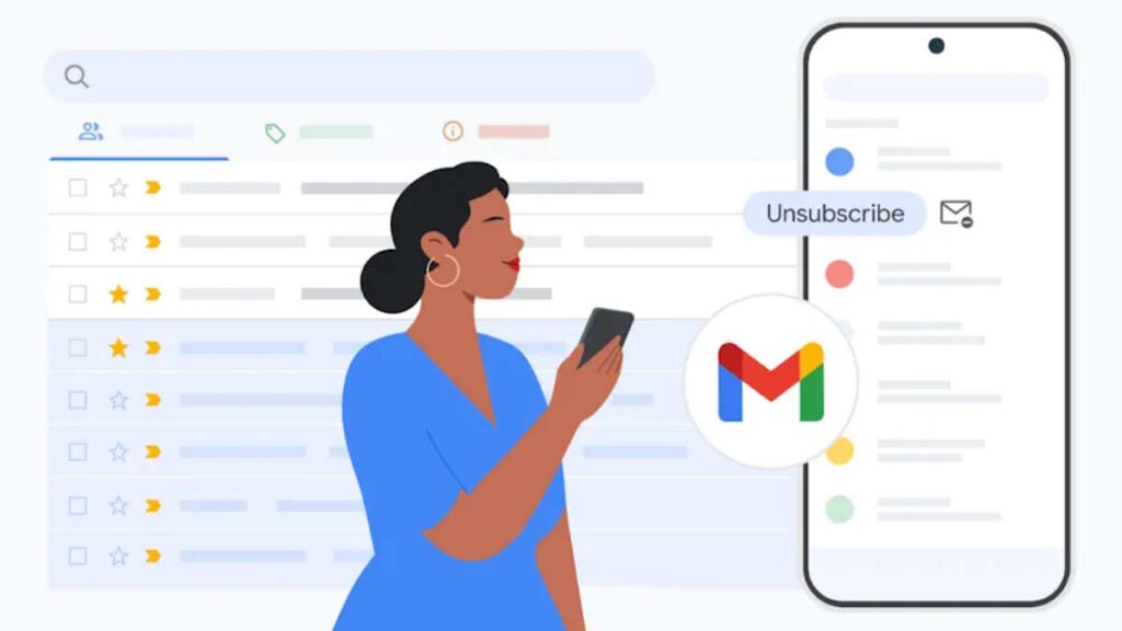 Gmail subscrições Google gerir