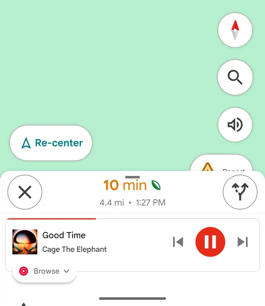 Google Maps tira funcionalidade essencial para a navegação 3 Google Maps controlo navegação música
