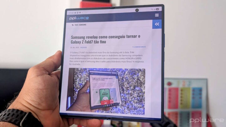 Samsung Galaxy Z Fold7 dobrável