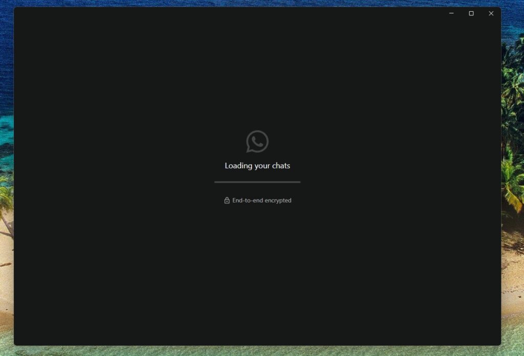 WhatsApp PC Windows aplicação