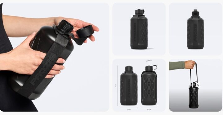 Garrafa Hydra: 1.8 L para estar sempre hidratado