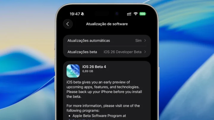 Apple lança beta 4 do iOS 26, iPadOS 26, watchOS 26, tvOS 26, visionOS 26 e macOS 26 1 Imagem iOS 26 beta 4