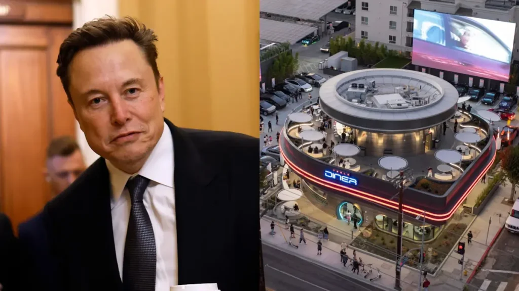 Tesla Diner & Drive-In: Elon Musk abre o seu primeiro restaurante futurista
