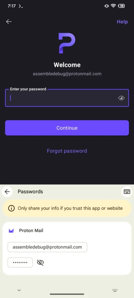 GBoard Android teclado passwords