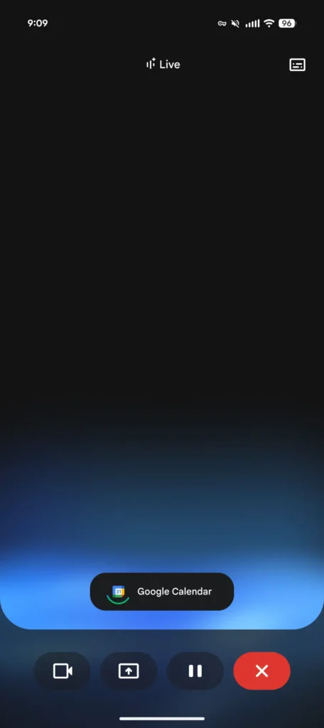 Google Gemini Live IA