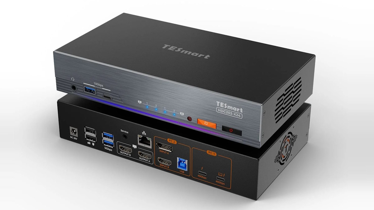 TESmart HDC202-X24: a solução KVM para setups de dois monitores com Thunderbolt 4