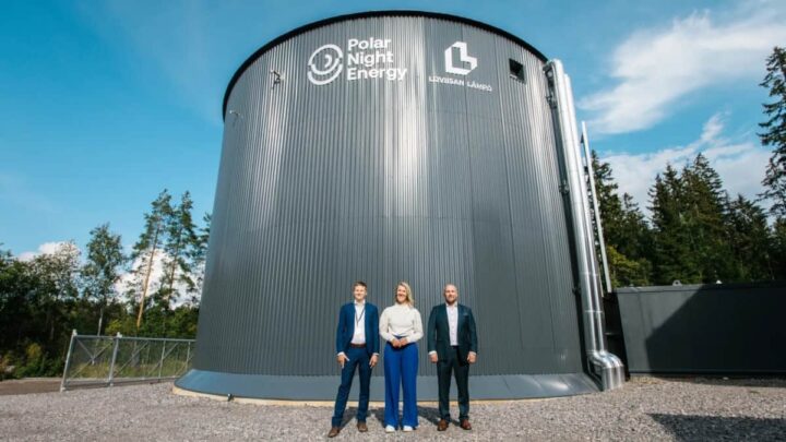 Bateria de areia inaugurada na Finlândia