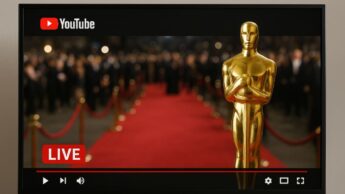 Passadeira vermelha da cerimónia dos Óscares a ser transmitida no YouTube