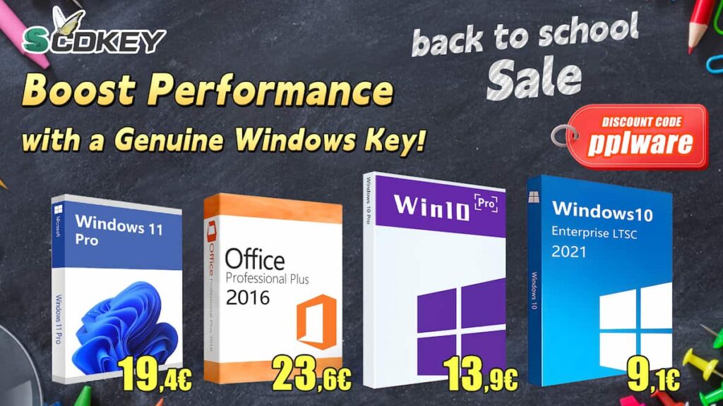 Ativar Windows com desconto: chaves digitais Windows 10 e 11 a partir de 12,8€