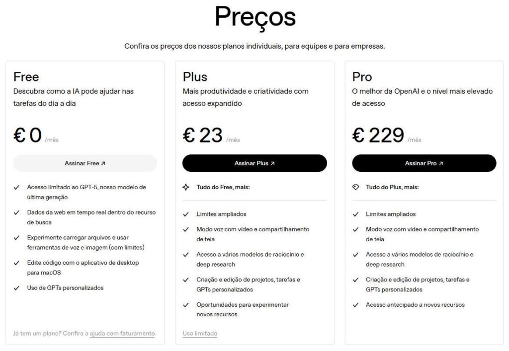 ChatGPT anúncios OpenAI planos