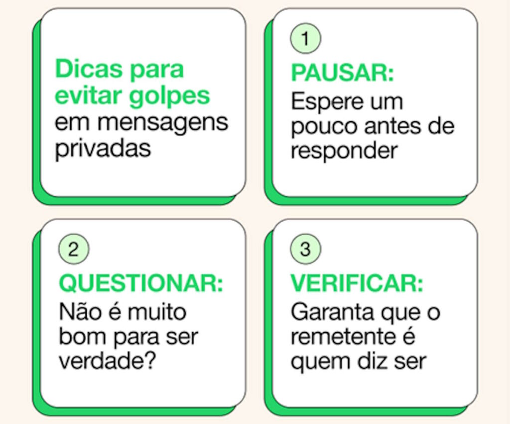 WhatsApp burlas Meta segurança ferramentas