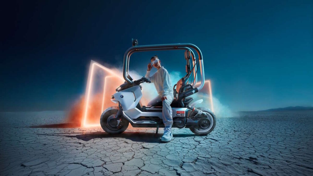 BMW Vision CE mota elétrica radical